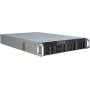 Inter-Tech IPC 2U-2408 Supporto Nero, Acciaio inossidabile (88887117)