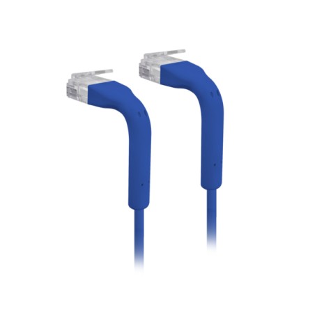 Ubiquiti U-CABLE-PATCH-RJ45-BL cavo di rete Blu 0,1 m Cat6 (U-Cable-Patch-RJ45-BK)