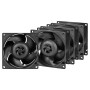 ARCTIC S8038-7K Processore Ventilatore 8 cm Nero 4 pz (ACFAN00291A)