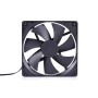 Alphacool 24846 sistema di raffreddamento per computer Case per computer Ventilatore 14 cm Nero 1 pz (24846)