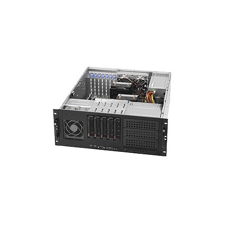 Supermicro SuperChassis 842TQC-668B Supporto Nero, Grigio 668 W (CSE-842TQC-668B)