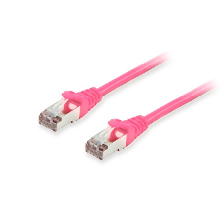 Equip 606908 cavo di rete Rosa 10 m Cat6a S/FTP (S-STP) (60690807101)