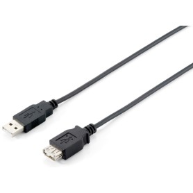 Equip 128850 Cavo di prolunga USB 2.0 tipo A da maschio a femmina, 1,8 m, nero (625412)