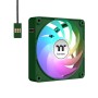 TT CT120 EX ARGB Sync PC Cooling Fan 3 Pack Racing Green (CL-F220-PL12RG-A)