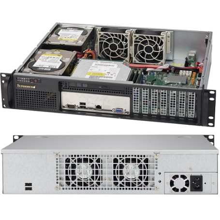Supermicro SuperChassis 523L-505B 2U Nero 500 W (CSE-523L-505B)