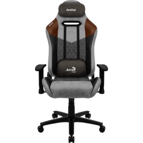 Aerocool DUKE AeroSuede Sedia per gaming universale Nero, Marrone, Grigio (DUKEGREY) (ACGC-2025101.21)