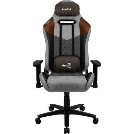 Aerocool DUKE AeroSuede Sedia per gaming universale Nero, Marrone, Grigio (DUKEGREY) (ACGC-2025101.21)