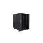 Lanberg FF01-6815-12B rack 15U Rack indipendenti Nero