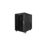 Lanberg FF01-8015-12BL rack 15U Rack indipendenti Nero
