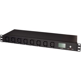LogiLink IP Switchable 8-Port PDU with metering, 16A, SNMP (PDU8S01)
