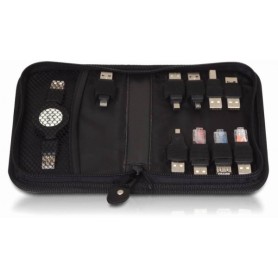 DeLOCK USB adapter kit 10 parts Nero (18612)