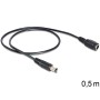 DeLOCK 83290 cavo di alimentazione Nero 0,5 m (83290)