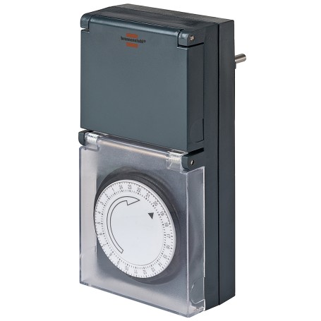 Brennenstuhl 1506460 timer elettrico Nero Timer quotidiano