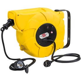 Brennenstuhl 9+2m H07RN-F3G1,5 prolunghe e multiple 11 m 1 presa(e) AC Nero, Giallo (1241000)