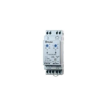 Finder Dämmerungsschalter für 35 mm DIN-Schiene, Serie 11.42.8.230 11.42.8.230.0000 1 - 80/20 - 1000 lx 230 V/50 - 60 Hz (11.4