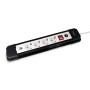 Equip 245553 prolunghe e multiple 1,5 m 4 presa(e) AC Interno Nero, Bianco