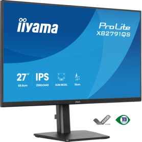 iiyama ProLite XB2791QS-B1 Monitor PC 68,6 cm (27") 2560 x 1440 Pixel Quad HD LED Nero