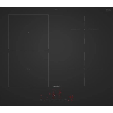 Siemens iQ500 ED61AHSC1E piano cottura Nero Da incasso 59.2 cm Piano cottura a induzione 4 Fornello(i)