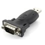 Equip 133382 adattatore per inversione del genere dei cavi USB A RS-232 Nero (825462)