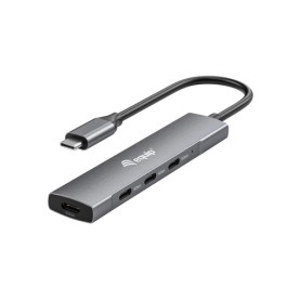 Equip 128963 hub di interfaccia USB 3.2 Gen 1 (3.1 Gen 1) Type-C 5000 Mbit/s Nero, Argento