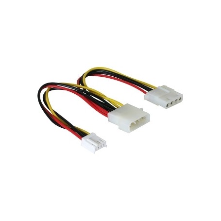DeLOCK Y-cable power Multicolore 0,25 m (82111)