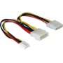 DeLOCK Y-cable power Multicolore 0,25 m (82111)