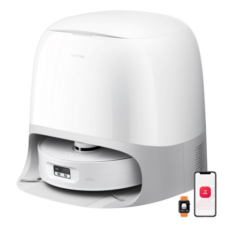 Roborock Qrevo Curv 2 FlowX Saug-/Wischroboter Wischsystem Absaugstation weiß (QC2FX02-00)