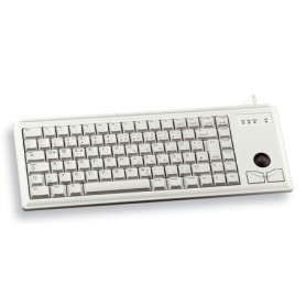 CHERRY G84-4400 tastiera Universale USB AZERTY Francese Grigio (G84-4400LUBFR-0)