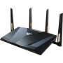 ASUS RT-BE88U router wireless 10 Gigabit Ethernet Dual-band (2.4 GHz/5 GHz) Nero, Grigio (90IG08V0-MO3N0V)