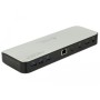DeLOCK 87725 replicatore di porte e docking station per notebook Cablato Thunderbolt 3 Nero, Argento (87725)