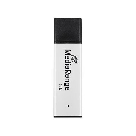 MediaRange MR1905-1 unità flash USB 1 TB USB tipo A 3.2 Gen 1 (3.1 Gen 1) Nero, Argento