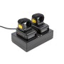 DeLOCK Scanner di codici a barre anulare 1D e 2D con 2,4 GHz o Bluetooth (2 pezzi) + base di ricarica (90610)