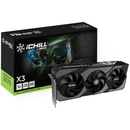 INNO3D iChill GeForce RTX 5070 X3 NVIDIA 12 GB GDDR7 (C50703-12D7X-195065H)