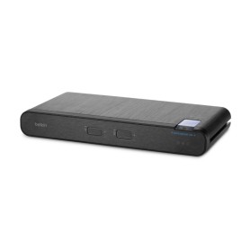 Belkin Universal 2nd Gen Secure switch per keyboard-video-mouse (kvm) Montaggio rack Nero (F1DN202KVM-UN-4)