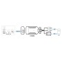 ATEN CN800-AT switch per keyboard-video-mouse (kvm) Nero, Viola