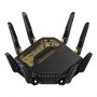 ASUS ROG Rapture GT-BE98 router wireless 10 Gigabit Ethernet Quad-band (2.4 GHz / 5 GHz-1 / 5 GHz-2 / 6 GHz) Nero (90IG08F0-MO9A3V)