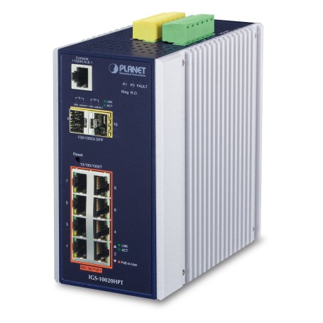 PLANET IGS-10020HPT switch di rete Gestito L2+ Gigabit Ethernet (10/100/1000) Supporto Power over Ethernet (PoE)  (IGS-10020HPT)