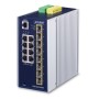 PLANET IP30 Industrial L3 8-Port Gestito Gigabit Ethernet (10/100/1000) Blu, Bianco (IGS-6325-8T8S)