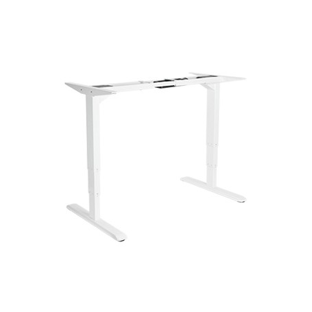 Equip Telaio elettrico ERGO per scrivania, doppio motore, bianco (650804)