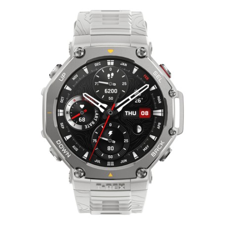 Amazfit T-Rex 3 3,81 cm (1.5") AMOLED Digitale 480 x 480 Pixel Touch screen Acciaio inox GPS (satellitare) (W2322GL6N)