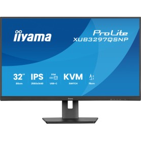iiyama ProLite XUB3297QSNP-B1 Monitor PC 81,3 cm (32") 2560 x 1440 Pixel 4K Ultra HD LED Nero