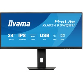 iiyama ProLite XUB3493WQSU-B6 Monitor PC 86,4 cm (34") 1440 x 3440 Pixel UltraWide Quad HD LED Nero