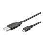 Goobay USB micro-B 180, 1.8m cavo USB 1,8 m Micro-USB B USB A Nero (93181)