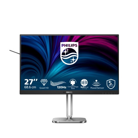 Philips 4000 series 27B2N4500/00 Monitor PC 68,6 cm (27") 2560 x 1440 Pixel Quad HD LCD Grigio