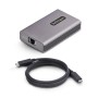 StarTech.com Adattatore USB4 a Ethernet 10GbE, Convertitore Multi-Gigabit Compatibile Thunderbolt, NIC 10GBASE-T/5G/2.5G con Cav (USB4-10GBE-ETHERNET)