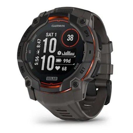 Garmin Instinct 3 Solar 3,3 cm (1.3") MIP 50 mm Digitale 176 x 176 Pixel Touch screen Nero GPS (satellitare) (010-02935-00)