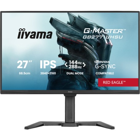 iiyama G-MASTER GB2771UHSU-B1 Monitor PC 68,6 cm (27") 3840 x 2160 Pixel Nero