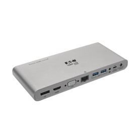 Tripp Lite U442-DOCK4-INT replicatore di porte e docking station per laptop Cablato USB 3.2 Gen 2 (3.1 Gen 2) Type-C Grigio