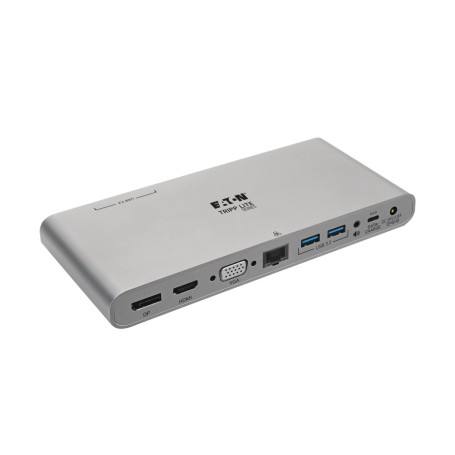 Tripp Lite U442-DOCK4-INT replicatore di porte e docking station per laptop Cablato USB 3.2 Gen 2 (3.1 Gen 2) Type-C Grigio