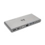 Tripp Lite U442-DOCK4-INT replicatore di porte e docking station per laptop Cablato USB 3.2 Gen 2 (3.1 Gen 2) Type-C Grigio